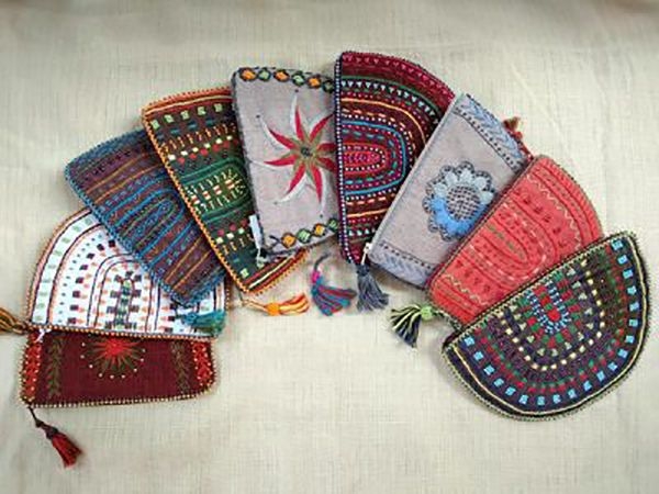 Beaded purses-St Catherine