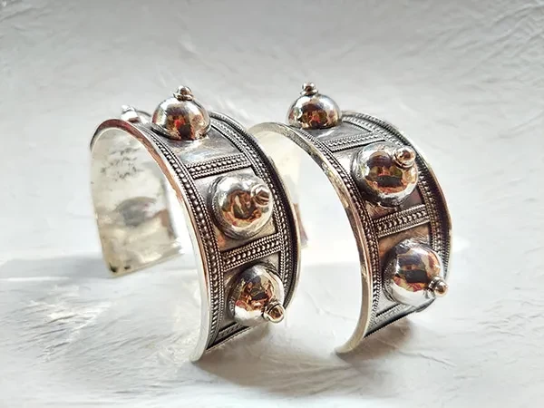 Antique Turkoman Silver Bracelets | Jewelry | Mahakala Fine Arts