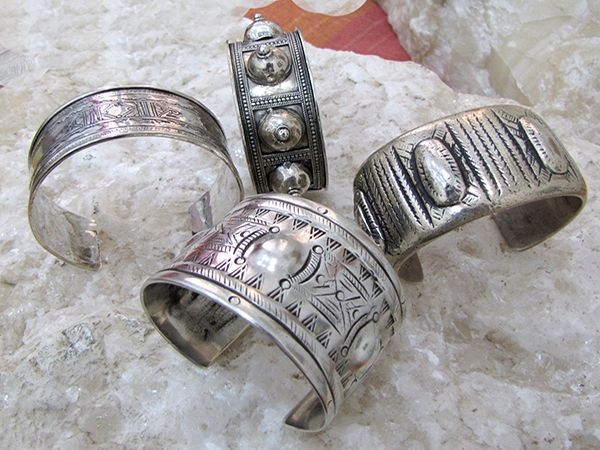 Silver bracelets collection